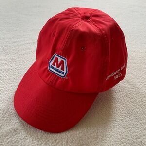 HitWear Unisex OSFM Baseball Cap Red Marathon Cheatham Lock 2021 Ripstop‎ Hat